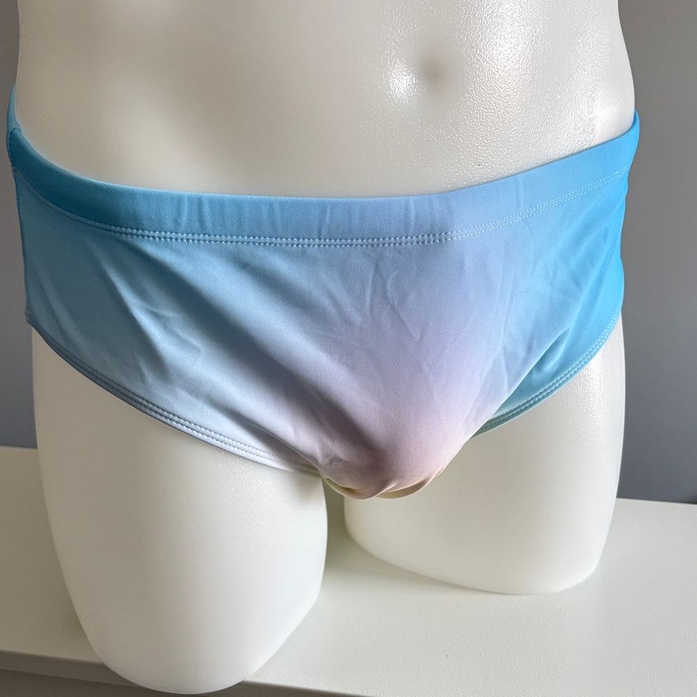 Stylish Gradient Swim Trunks for Men